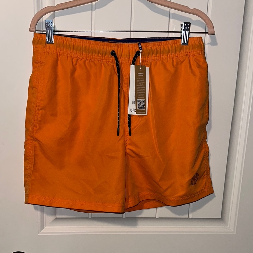 Men's Orange Swim Shorts